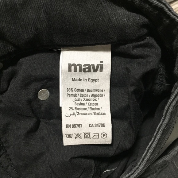 Mavi Marcus Slim Straight Leg Jeans Men’s 28x30 Black Gray Denim Stretch - Picture 10 of 11